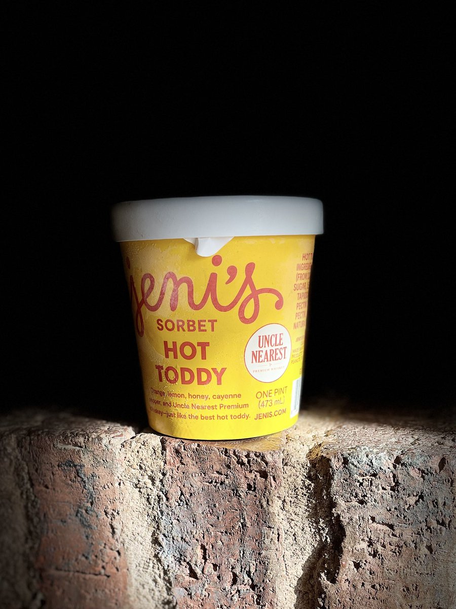 It’s #nationalwhiskeyday! Did you know @jenisicecreams made a limited edition Hot Toddy sorbet adding @UncleNearest Premium Whiskey to enhance the flavors.