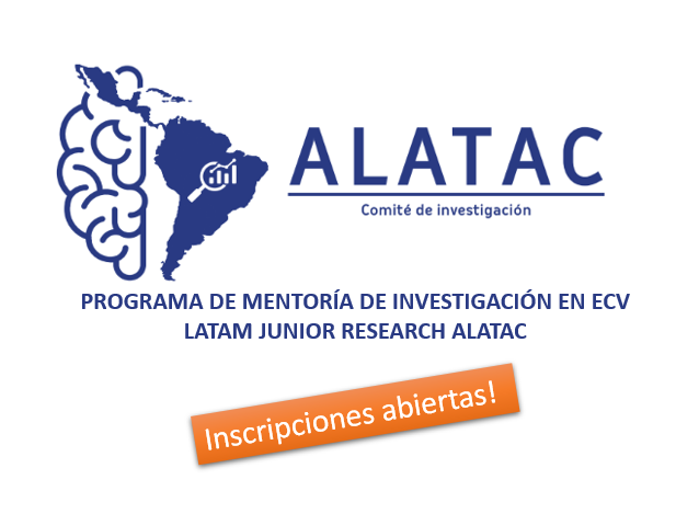 ‼️Amigos y colegas‼️ 🤩Con mucha alegría desde el Comité de Investigación los invitamos a difundir y participar del: 🧠Programa de #Mentoría de #Investigación en ECV LATAM Junior #Research ALATAC 📜Bases: drive.google.com/file/d/1jywOtQ… ✍️Inscripciones: forms.gle/rq5cjRewaHjVtg…