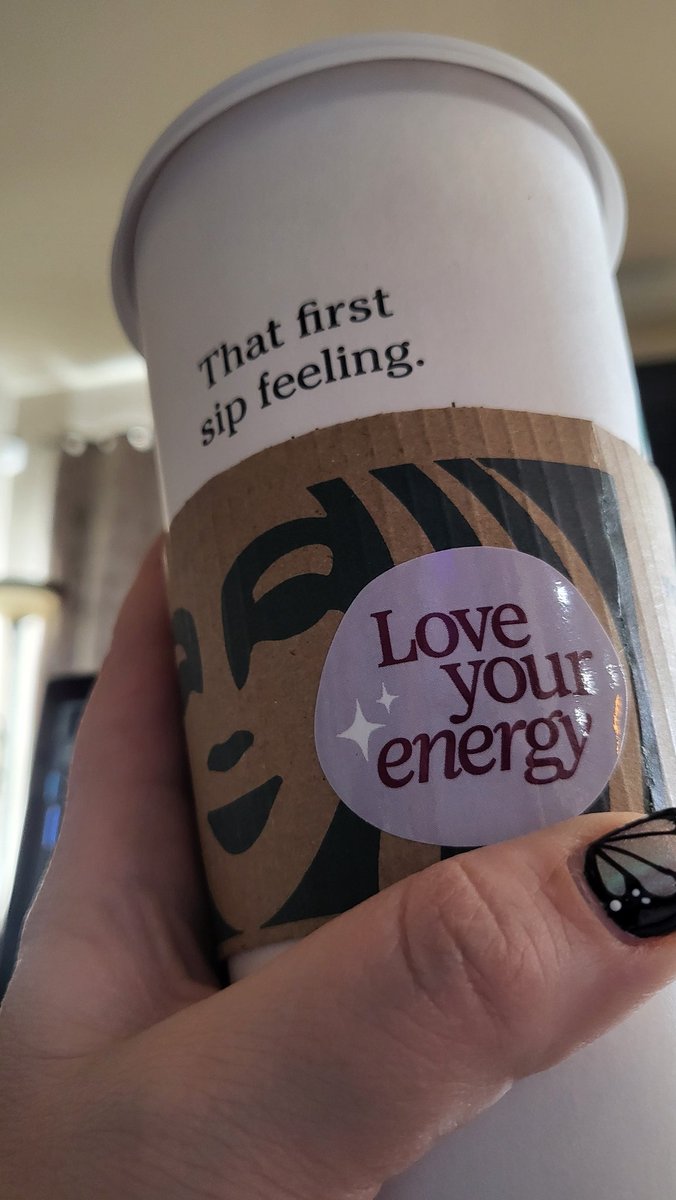 Thank you <a href="/Starbucks/">Starbucks</a>! I love your energy too!