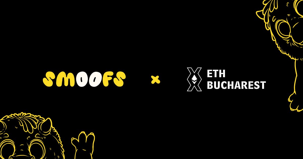 thesmoofs's tweet photo. GM GM! We are going to @ETHBucharest_  

Smoofs can’t miss the debut of this event, which is destined to become the trendsetter across the region. Proudly representing @0xPolygonEco  ecosystem

Get ready for the Smoofs dance at the side events https://t.co/oRAyju4L7p