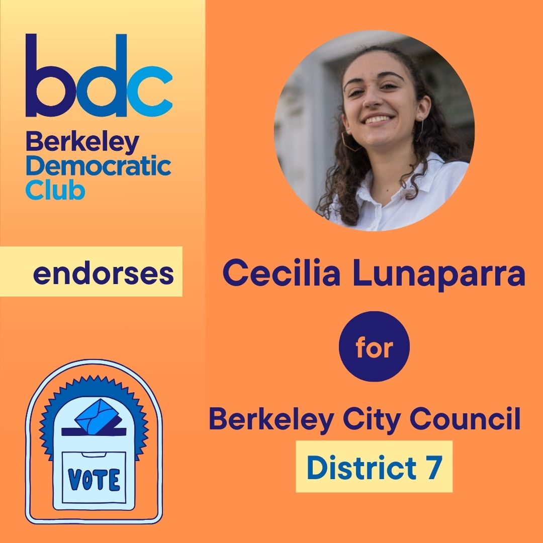 Berkeley city council special election for D7 is on April 16! berkeleydemocraticclub.com