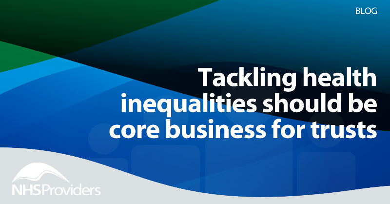 NHSProviders's tweet photo. Though willing, NHS leaders often struggle to identify where to start in tackling health inequalities.

@RachaelCMckeown and @CCamacho_NHS discuss new guide, which provides a comprehensive framework for identifying, prioritising and addressing health inequalities.

Read blog⬇️