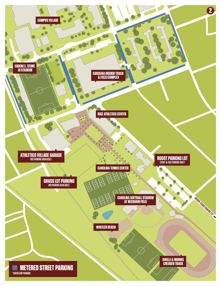 𝙋𝙖𝙧𝙠𝙞𝙣𝙜 𝙐𝙥𝙙𝙖𝙩𝙚
The grass lot is closed for today's games vs Charleston Southern. 

Spectators may park at metered spaces around the Cregger Athletics Village (subject to fees required through the ParkMobile app.)

The Indoor Tennis lot is available for overflow.