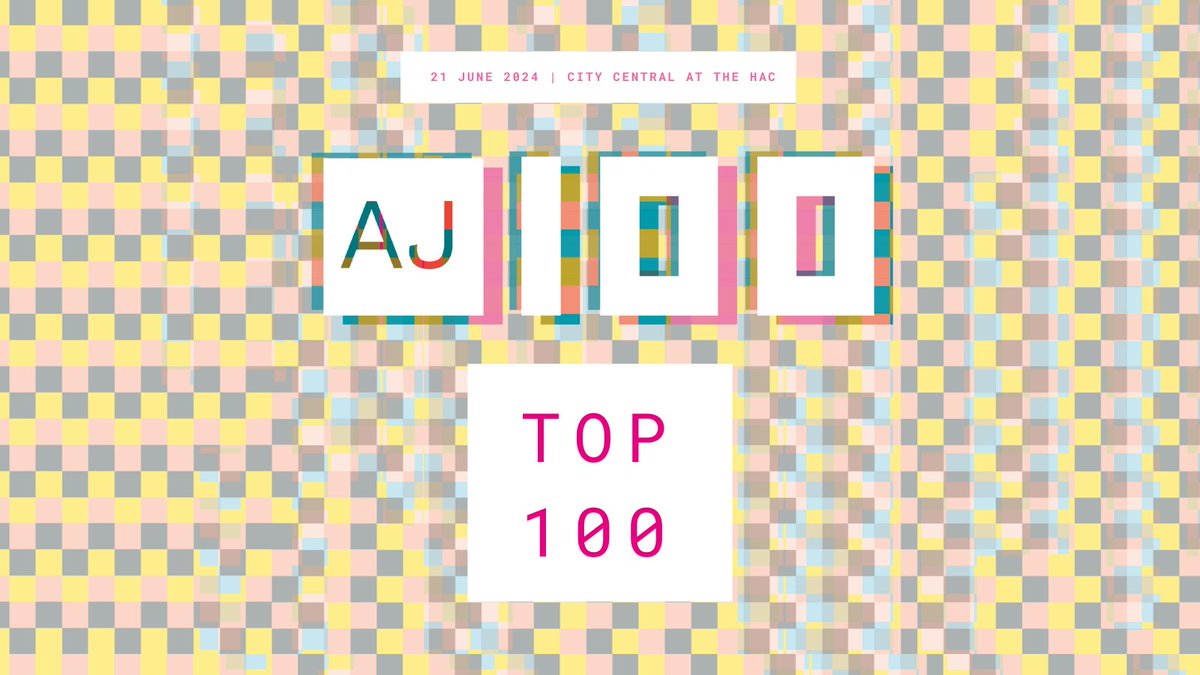 Delighted to back in the top 100 <a href="/ArchitectsJrnal/">Architects’ Journal</a> #aj100awards