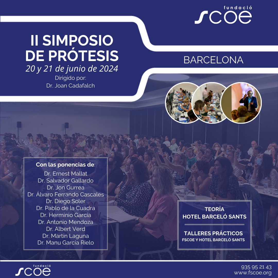 ¡El 20 y 21 de junio os esperamos en el  𝐈𝐈 𝐒𝐢𝐦𝐩𝐨𝐬𝐢𝐨 𝐝𝐞 𝐏𝐫𝐨́𝐭𝐞𝐬𝐢𝐬 𝐝𝐞 𝐒𝐂𝐎𝐄!

💻 Inscríbete directamente aquí ➡️bit.ly/3Qn0nFr

¿Tienes dudas?
☎ 935 95 21 43
📩 info@fscoe.org