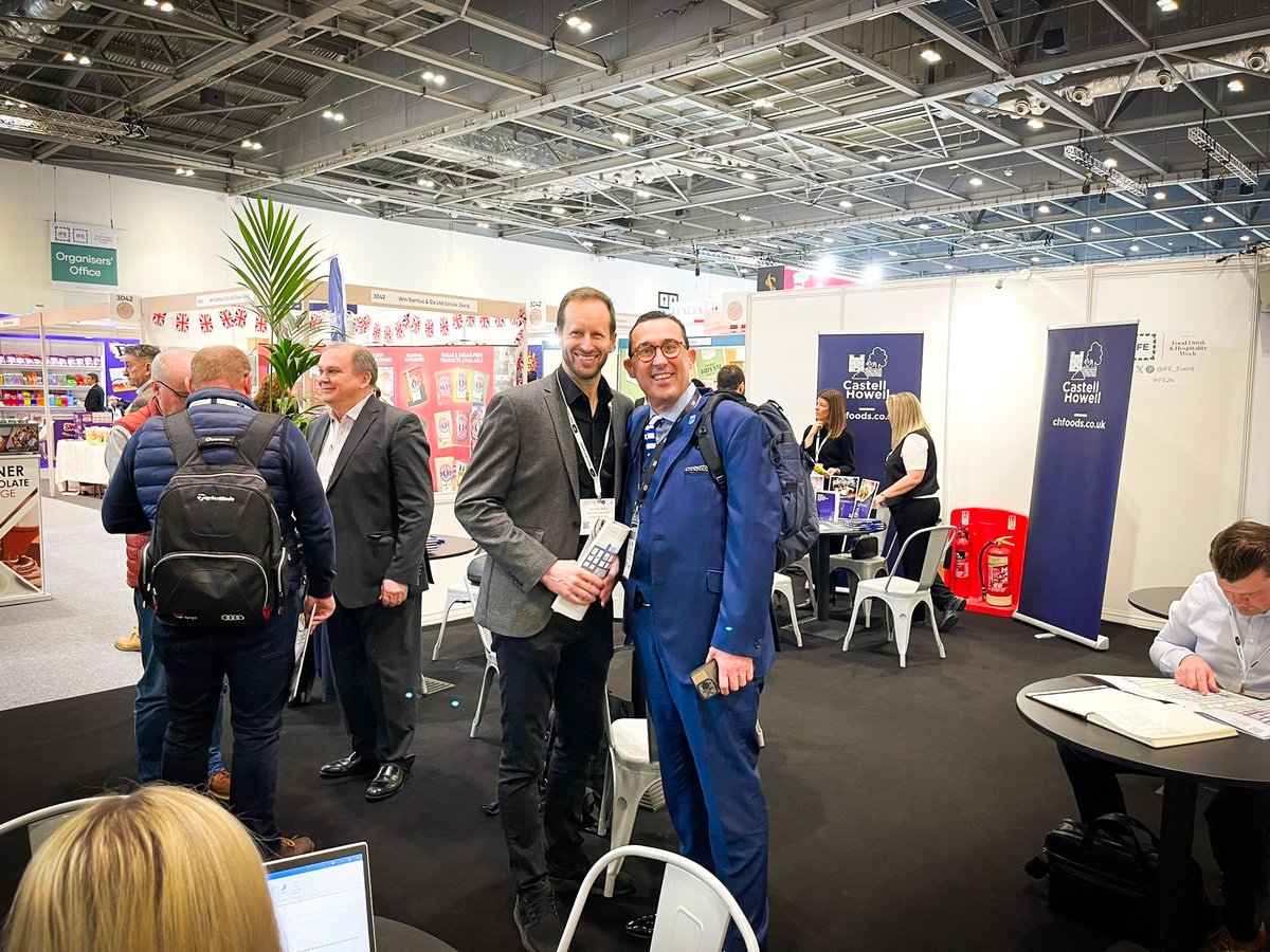 We had the best time flying the flag at the IFE in London whilst taking part in the 'Meet the Wholesaler' Programme. Chris & Shelley even got to meet their food heroes! 🙌 #familybusiness #food #foodservice #welshproduce #teamwork