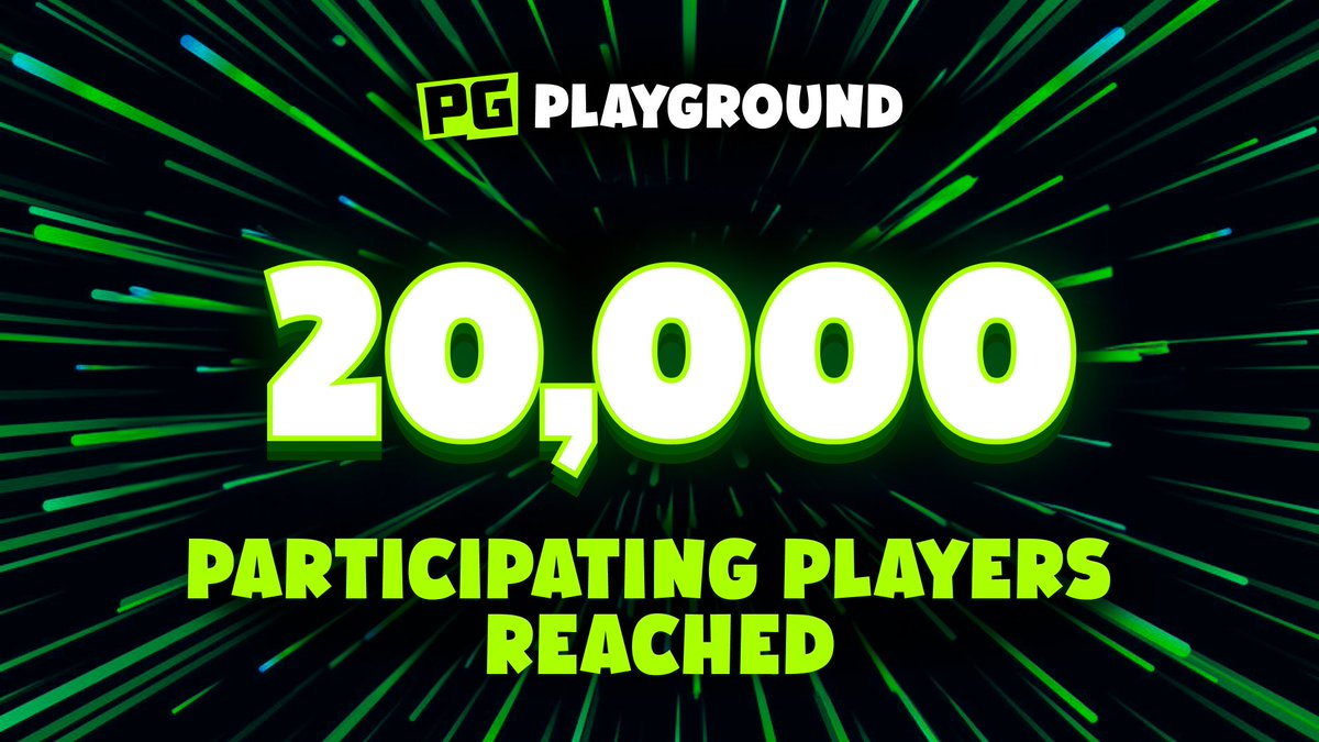 🔥 BOOOOM! Wow we've just smashed through the 20K players barrier already!  🎮 

To celebrate, as promised we're doubling our airdrop to 100,000 $BEYOND tokens for our players🌟
 
#Airdrop