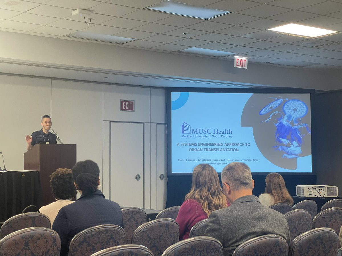 KenCatchpole's tweet photo. Julia and Gabe doing amazing presentations at #hfeshc in room turnover and transplant coordination. Look out for both of them in the future. https://t.co/BL6TqHkIn0