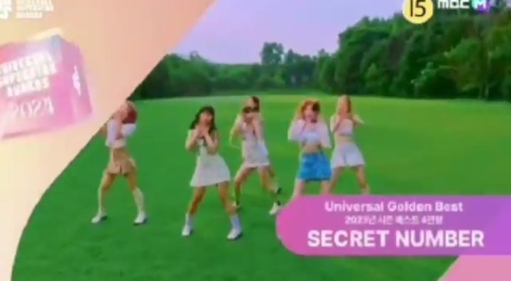 LiaLiav's tweet photo. Award pertama ditahun 2024, sukses terus senum💗 
🏆KM Chart TOP 6 (Hot Choice Female)
🏆Universal Best Popularity (Female)
🏆Universal Golden Best

#SECRETNUMBER_USA2024
#SECRET_NUMBER #시크릿넘버
@5ecretNumber https://t.co/eFcniCFUZI