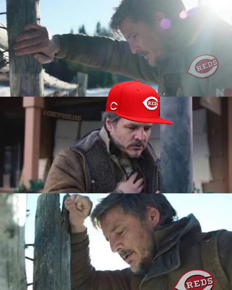 CincyProblems's tweet photo. 🔴 Joey Votto to the Blue Jays
🔴 Noelvi Marte suspended 80 games
🔴 TJ Friedl injured
🔴 Brandon Williamson injured
🔴 Sam Moll injured
🔴 Nick Lodolo injured
🔴 Edwin Arroyo season-ending surgery
🔴 Matt McLain injured, has surgery

The season hasn't even started yet. https://t.co/B9Xcao7ofv