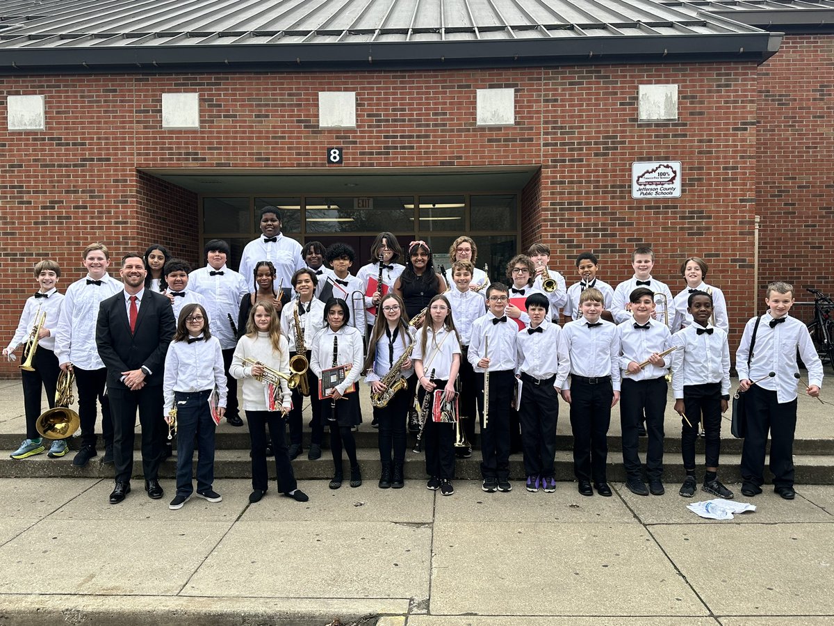 A huge congratulations to this awesome group of 6th grade students for earning a DISTINGUISHED rating at KMEA District Assessment today! They have worked so hard the past few weeks and I am so proud that their hard work paid off at the right time! #ThePlaceToBeAMUSICIAN #CMSBand