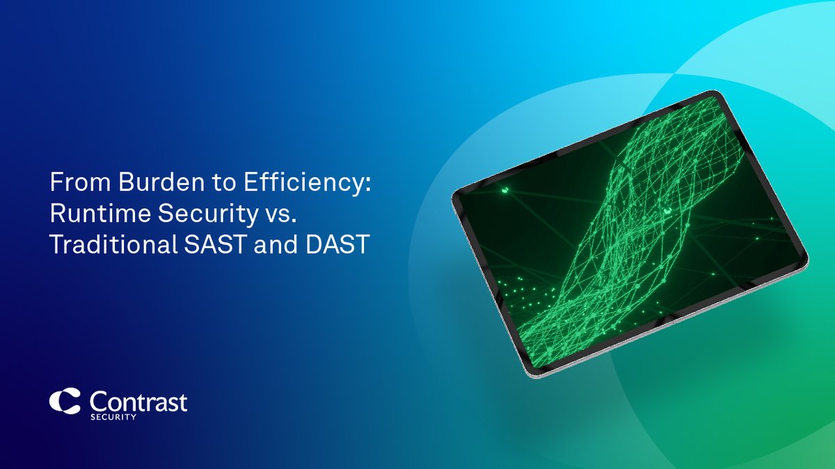 Struggling with slow, inaccurate #SAST &amp; #DAST scans? Don't waste weeks validating false positives. Learn how Runtime Security can streamline your DevSecOps:  contrastsecurity.com/security-influ…