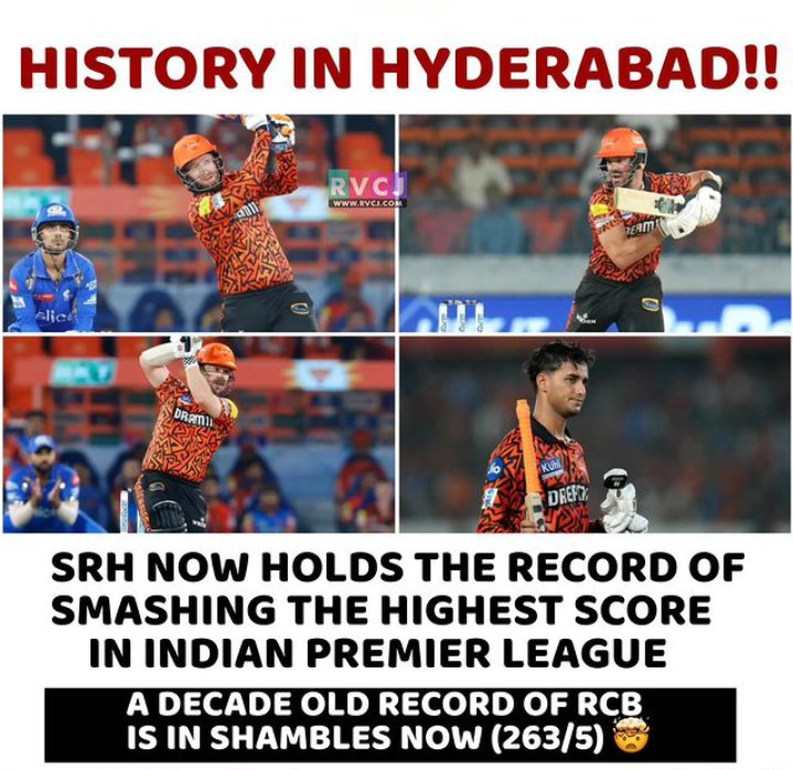 Dhruvpaul_'s tweet photo. Srh create the history 🔥🔥
277/3 Run ❤️🔥
.
.
.
.
#SRHvsMi #abhisheksharma #travishead #heinrichklaasen #highestiplscore #travishead #abhiseksharma #srh #aidenmarkram #IPL2024 #IPLonJioCinema #SRHvMI #GEOGRE #Trending #TrendingNow https://t.co/lFczzEYs8l