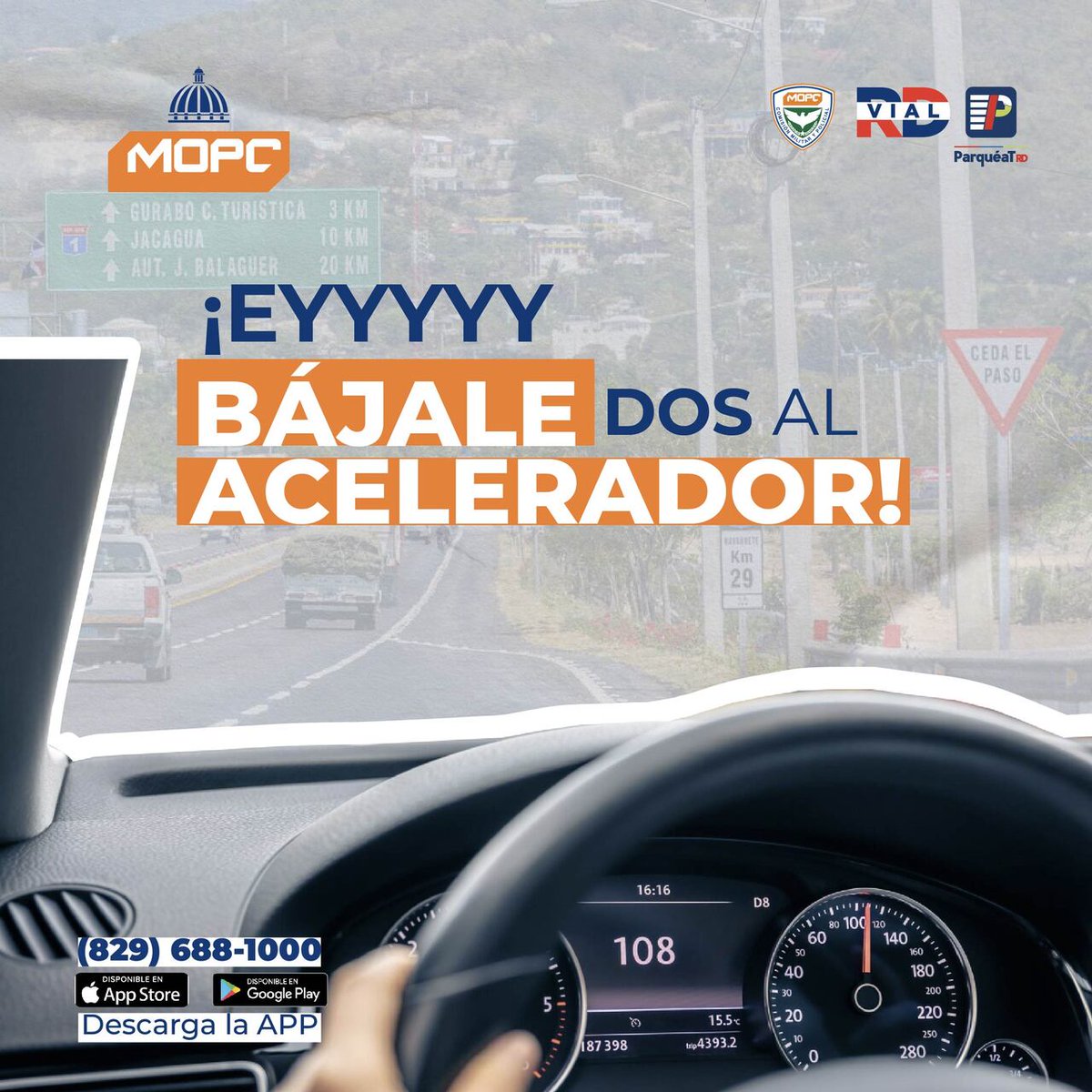 RDMOPC's tweet photo. La velocidad emociona, pero la seguridad salva vidas. Reduce la velocidad y llega a tu destino sin contratiempos. 🚗💨 
#AyudaATiempoYSegura #COMIPOL  #SemanaSanta2024 #AsistenciaVial https://t.co/ZEFAIBF0Zg