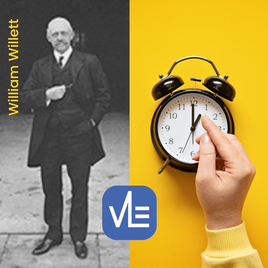 VLESupport's tweet photo. William Willett of Kent campaigned for Daylight Saving as he was reputedly cross that his golf game was cut short by lack of sun! A sundial set to DST can be found in Petts Wood, Orpington, &amp;  the Daylight Inn, which is just 1.5 miles from our office, is named in his honour. https://t.co/z9ueKKu1G9
