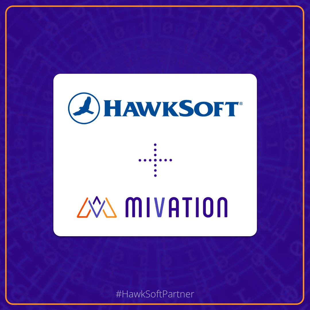 HawkSoft's tweet photo. Welcome Mivation to the #HawkSoftPartner program as an API Partner! 🎊

With their product Xcelerator, the commission process for HawkSoft users is made simpler through automated payment assignment &amp; commission calculation and flexible commissions plans.

Press release below 🧵 https://t.co/SyCWRrnSjE