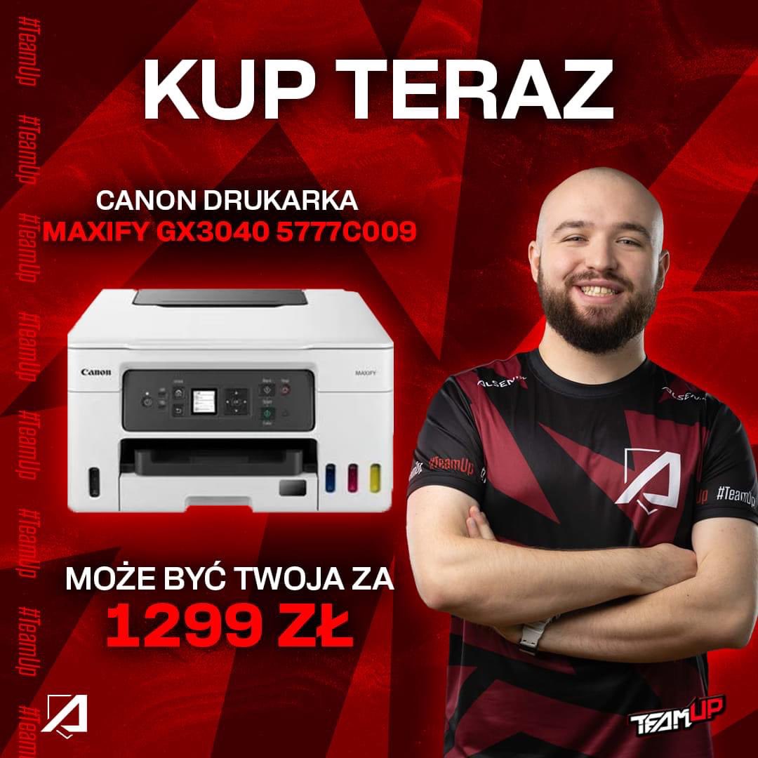 alsenteam's tweet photo. W naszym sklepie ALSEN poza akcesoriami gamingowymi dostaniecie także sprzęty niezbędne do codziennej pracy czy na studia! 

Jednym z takich urządzeń jest drukarka Canon Maxify 💪🏽

Dorwiecie ją pod tym linkiem 👉 https://t.co/KoEerCZVaR https://t.co/A1JFNteZRT