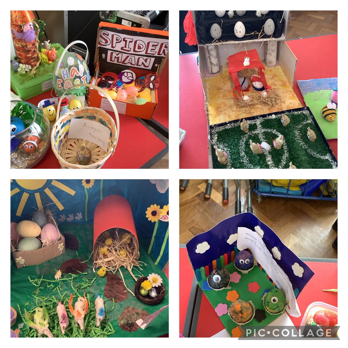 We were so impressed by all the amazing entries in the Easter egg competition today, well done everyone 😊. @HighbankPrimary