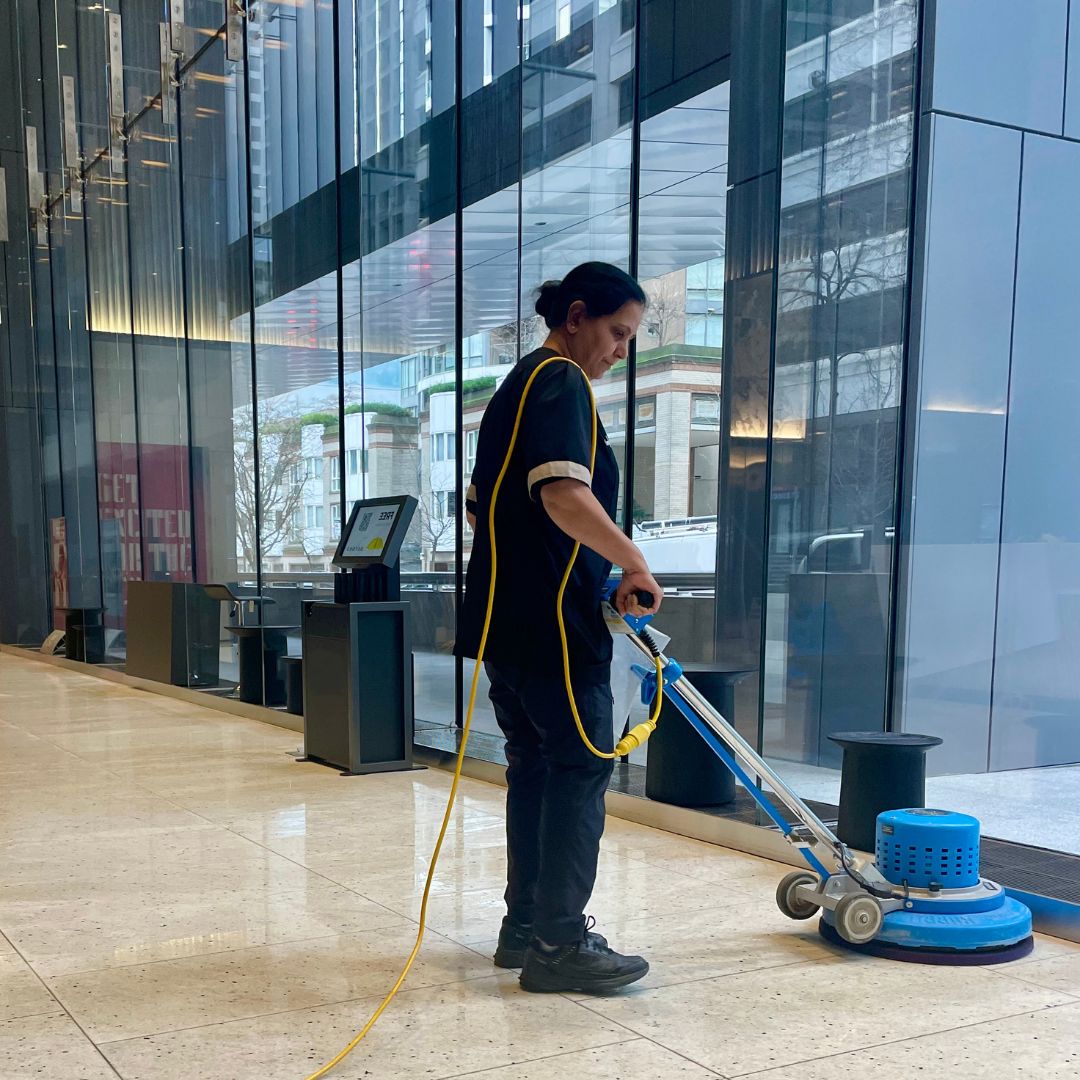 Hallmark1977's tweet photo. Celebrate International Cleaning Week by giving your floors a shine! It's more than just aesthetics:

1. Improved appearance
2. Extended lifespan
3. Healthier space

Discover our floor care services now! 💫 #InternationalCleaningWeek #FloorPolishing #CRE #CleaningTips #FloorCare https://t.co/1f5llXs6Hq