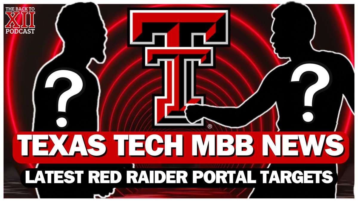 RCMB323's tweet photo. 🔴 Texas Tech MBB Portal Update ⚫️

Another day and another couple of Red Raider portal targets

Find out two of the latest Tech portal targets ⬇️

📺: https://t.co/EUc9jtz13I https://t.co/l85y9FSgbl
