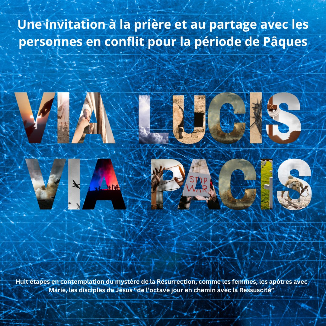 CA_Forum's tweet photo. Témoigner et vivre la joie de la #Résurrection n’est pas facile en ces temps #difficiles : “Heureux les artisans de paix”.
🙏 Pour la prière et la réflexion personnelle et communautaire
▶ PDF https://t.co/FobMrknHlF https://t.co/vAsQva694c