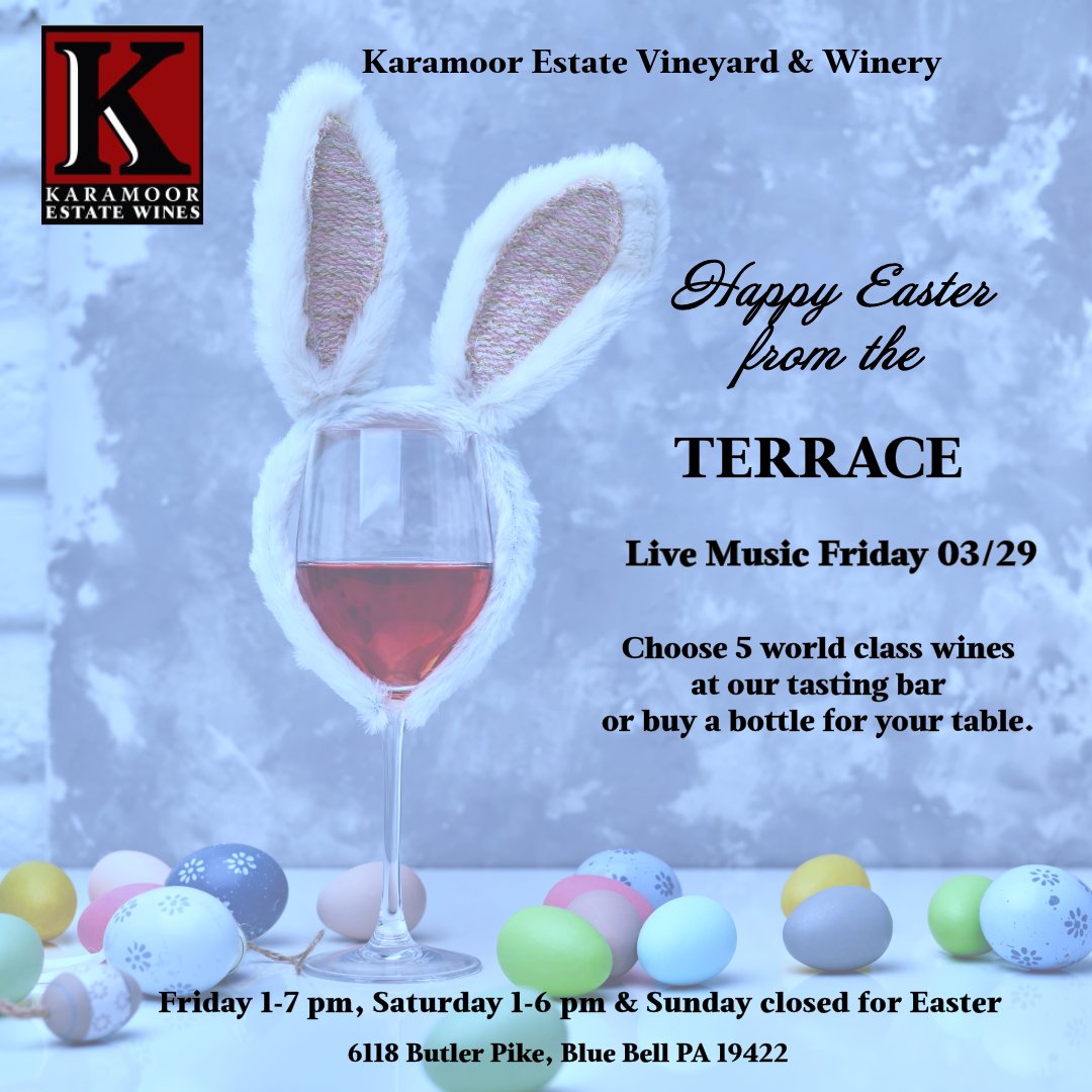 KaramoorEstate's tweet photo. Come see our wine baskets, Happy Easter! https://t.co/9DQQebYkyM