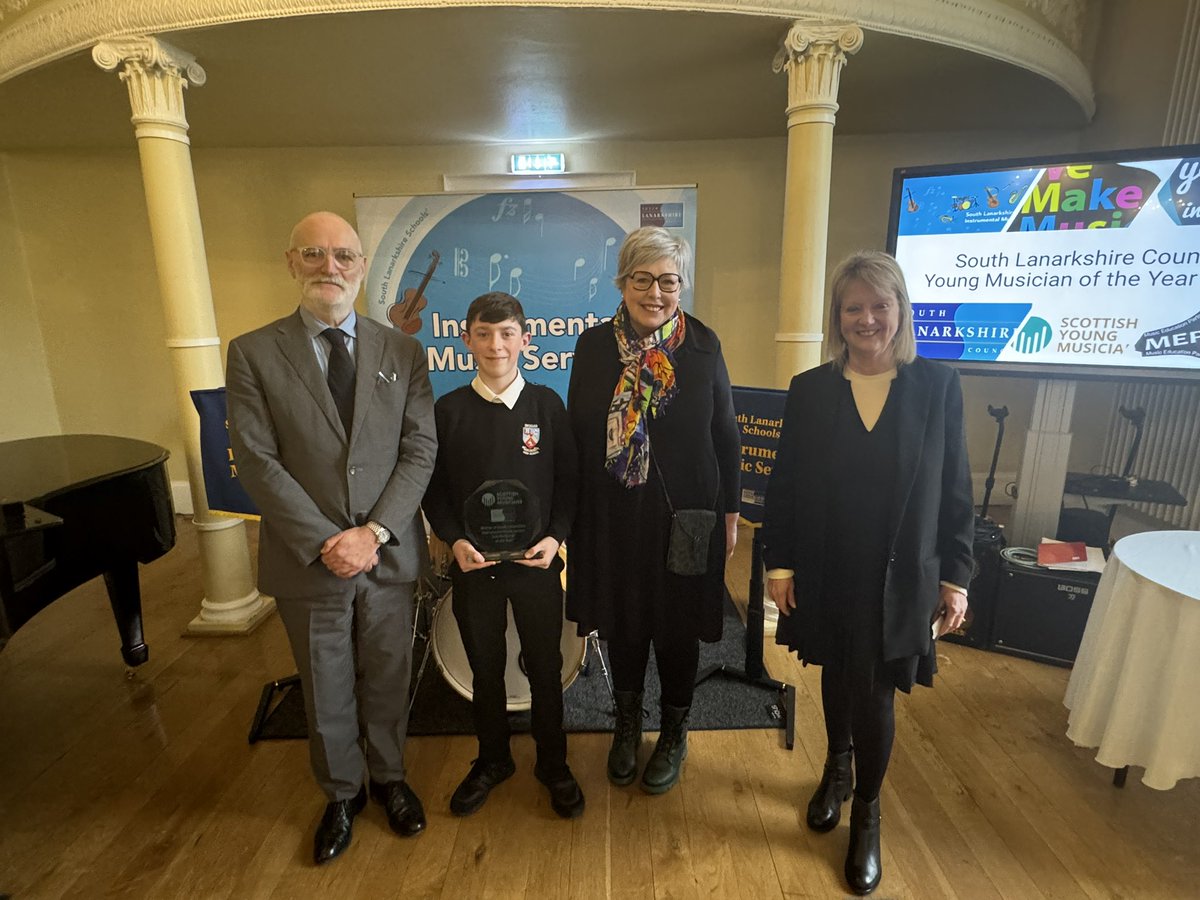 SLC Instrumental Music Service (@musicslc) on Twitter photo The moment you’ve all been waiting for. The winner of this years Young Musician of the year is………
Jake from Biggar High School!!
👏👏👏👏
Well done Jake and good luck in the Scottish finals!
<a href="/SYMusicians/">Scottish Young Musicians</a> <a href="/SouthLanCouncil/">South Lanarkshire Council</a> <a href="/CreativeScots/">Creative Scotland</a> <a href="/BiggarHigh/">Biggar High School</a> #YMusicMatters The moment you’ve all been waiting for. The winner of this years Young Musician of the year is………
Jake from Biggar High School!!
👏👏👏👏
Well done Jake and good luck in the Scottish finals!
<a href="/SYMusicians/">Scottish Young Musicians</a> <a href="/SouthLanCouncil/">South Lanarkshire Council</a> <a href="/CreativeScots/">Creative Scotland</a> <a href="/BiggarHigh/">Biggar High School</a> #YMusicMatters