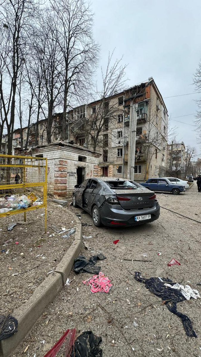 ⚡ Consequences of Russian strikes on Kharkiv.

📷: Chief Investigator, Kharkiv Police.