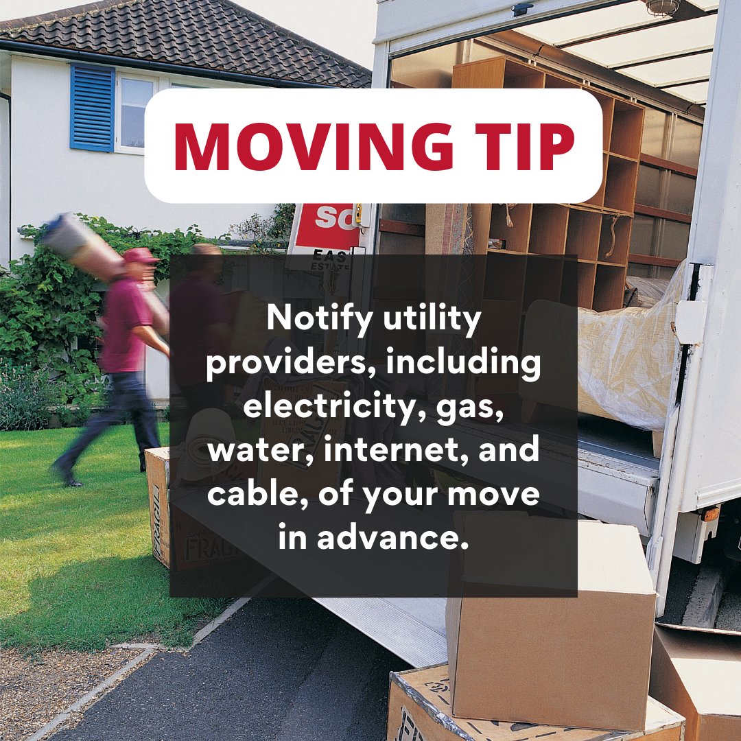 movestarinc's tweet image. Stay ahead: Notify utility providers before moving day to disconnect at your current home and connect at your new place. From electricity to internet, ensure a seamless transition.

#MovingTip #Utilities #MoveWithMoveStar