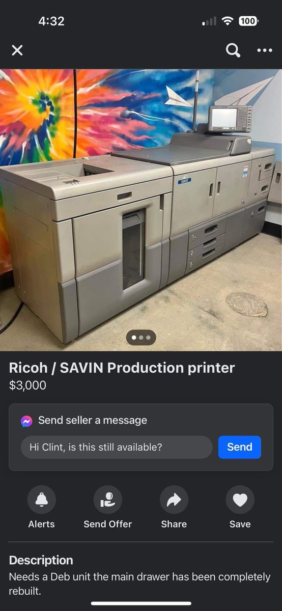 When you defeat all the other printers and have to fight the final boss