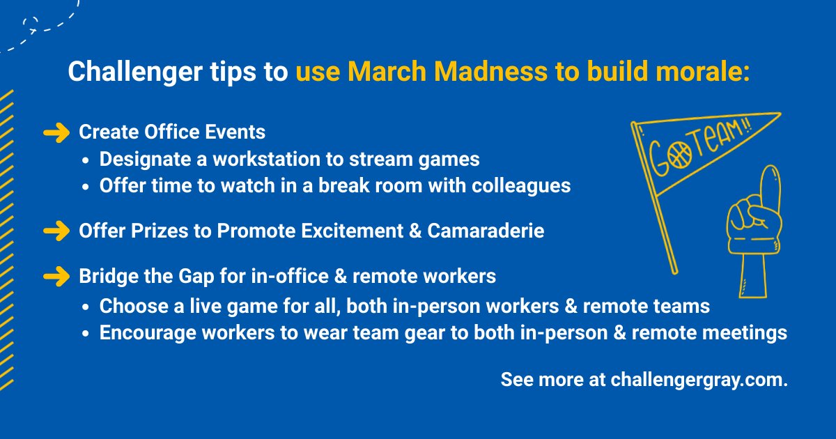 Bring your employees together as a team, whether they're remote or in-person, with #MarchMadness. 🏀 See our blog for expert advice on how to boost engagement, sponsor charitable giving, &amp; create a fun, dynamic workplace experience for everyone involved.
bit.ly/43nIeMw