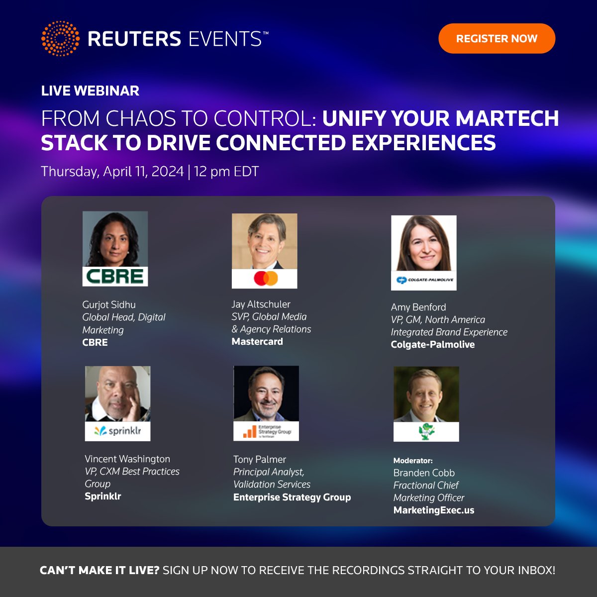 🚀Struggling with tech stack fragmentation in marketing? Learn to deliver seamless customer experiences in our upcoming webinar on April 11th. Discover how to integrate data sources, build AI-empowered teams, elevate social strategy and more! Register now: bitly.ws/3gTrs