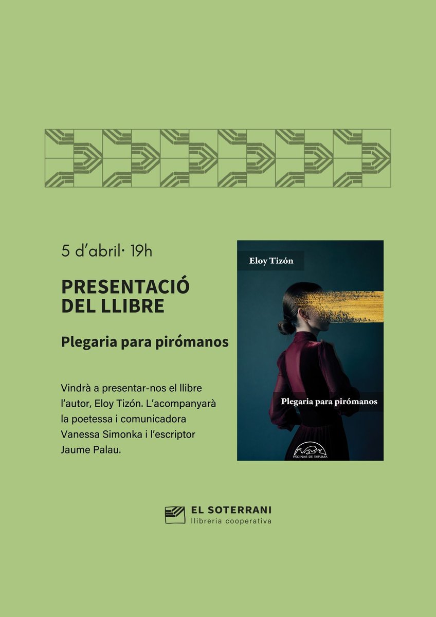 soterranillibre's tweet photo. Aquí teniu les presentacions que farem els propers dies, abans que la nostra sala d'activitats es converteixi en un magatzem de Sant Jordi! Ni més ni menys que Virgili, Kavafis i @eloytizon!
https://t.co/VyjPfYTE1Z https://t.co/iScufijPvD
