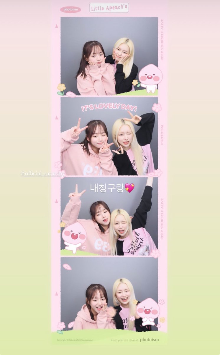 nugupromoter's tweet photo. Ayeon (SATURDAY) and Eunjo (DreamNote) have shared new photos with each other https://t.co/63FvvlYAIr