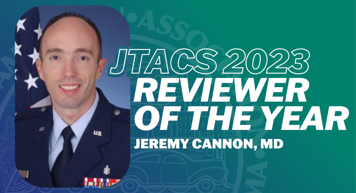 We are thrilled to announce Jeremy Cannon, MD, as the Journal of Trauma and Acute Care Surgery Reviewer of the Year for 2023! Dr. Cannon's dedication, expertise, and invaluable contributions have significantly enhanced the quality and impact of our journal. Join us in…