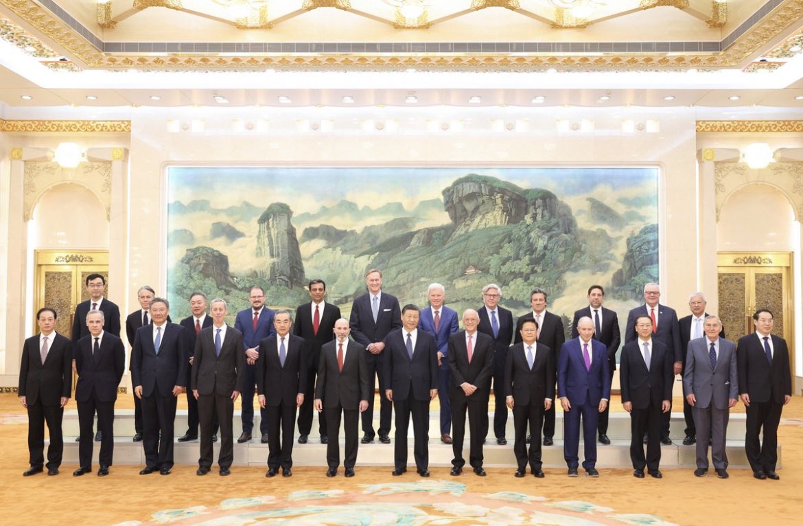 High-level discussion around the world’s two largest economies… and not a single woman is part of it. @NBCNews