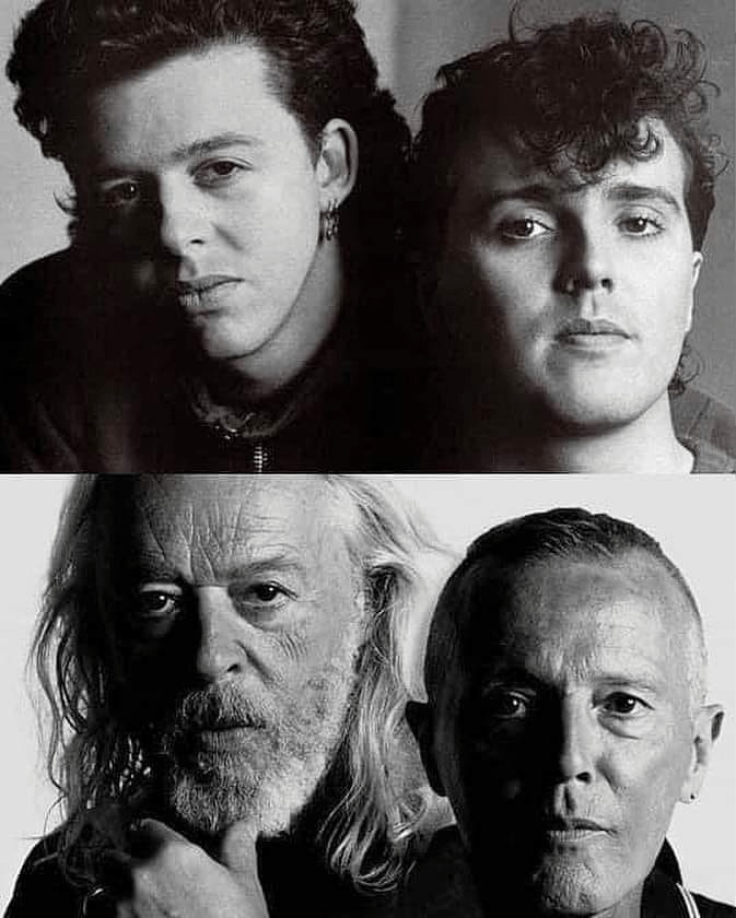 Tears for Fears in 1985 and 2023.