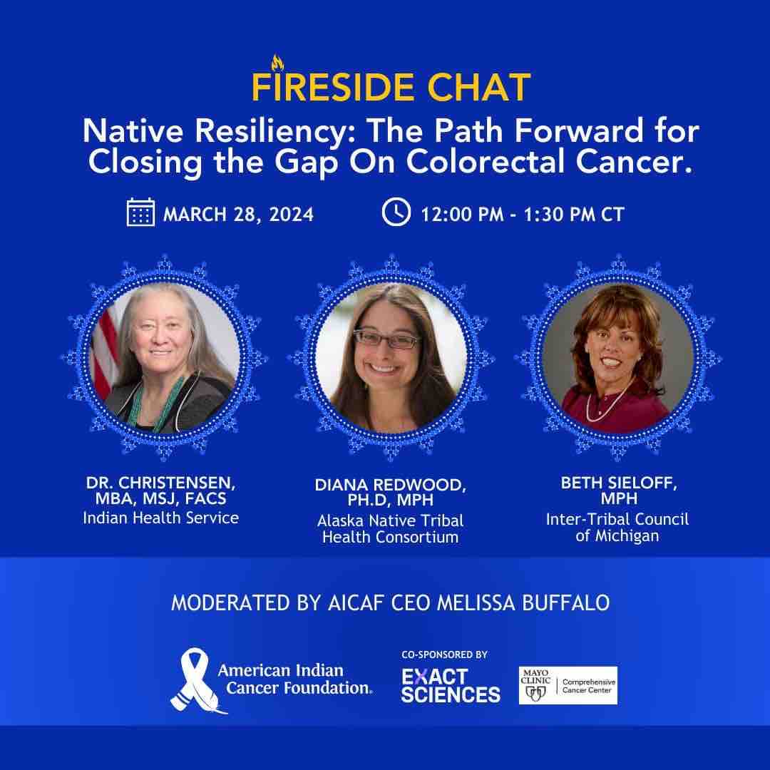 Join AICAF CEO Melissa Buffalo as she moderates this 90-min Blue Beads fireside chat. Register: ow.ly/GrOq50Qxr38 This chat aims to serve as a dialogue igniter for Change-makers, Tribal Leaders, Directors, Managers, Policy Leaders, Government Entities, & Elected Officials.