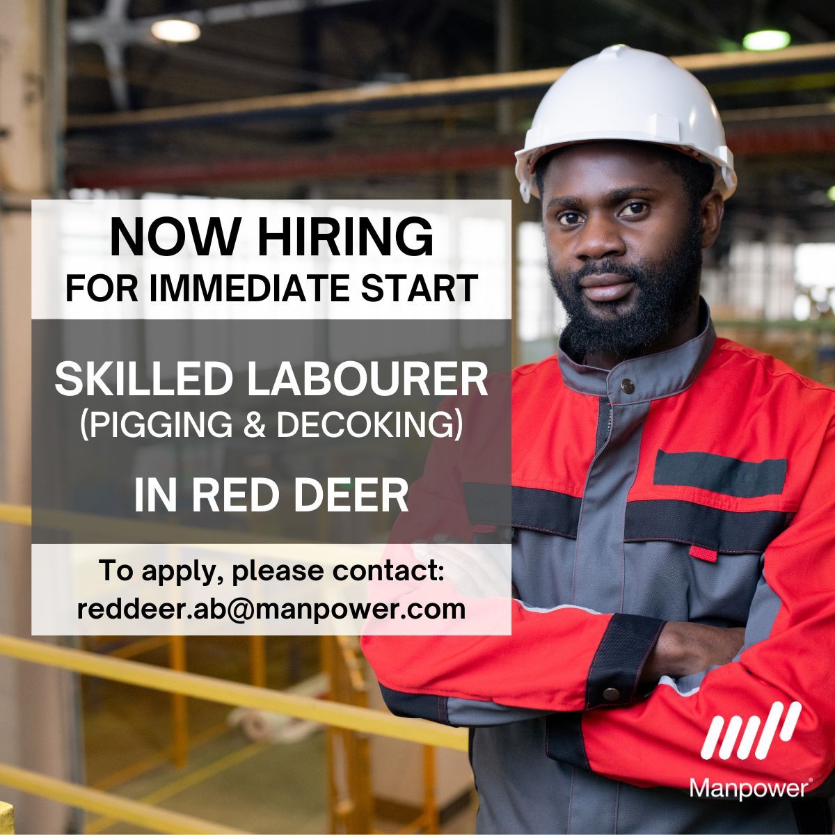 #NOWHIRING: Skilled Labourer in Red Deer, Alberta

To apply, please forward your resume to reddeer.ab@manpower.com

#manpower #manpowerab #alberta #albertajobs #canadajobs #canadajobsearch #canada #reddeer #reddeerjobs #manpowerjobs #skilledlabourer #pigginganddecoking