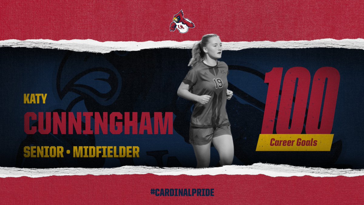 🎉CONGRATULATIONS🎉
Yesterday, Katy Cunningham scored her 100th career goal! Way to go Cardinal! We are very proud of you!!