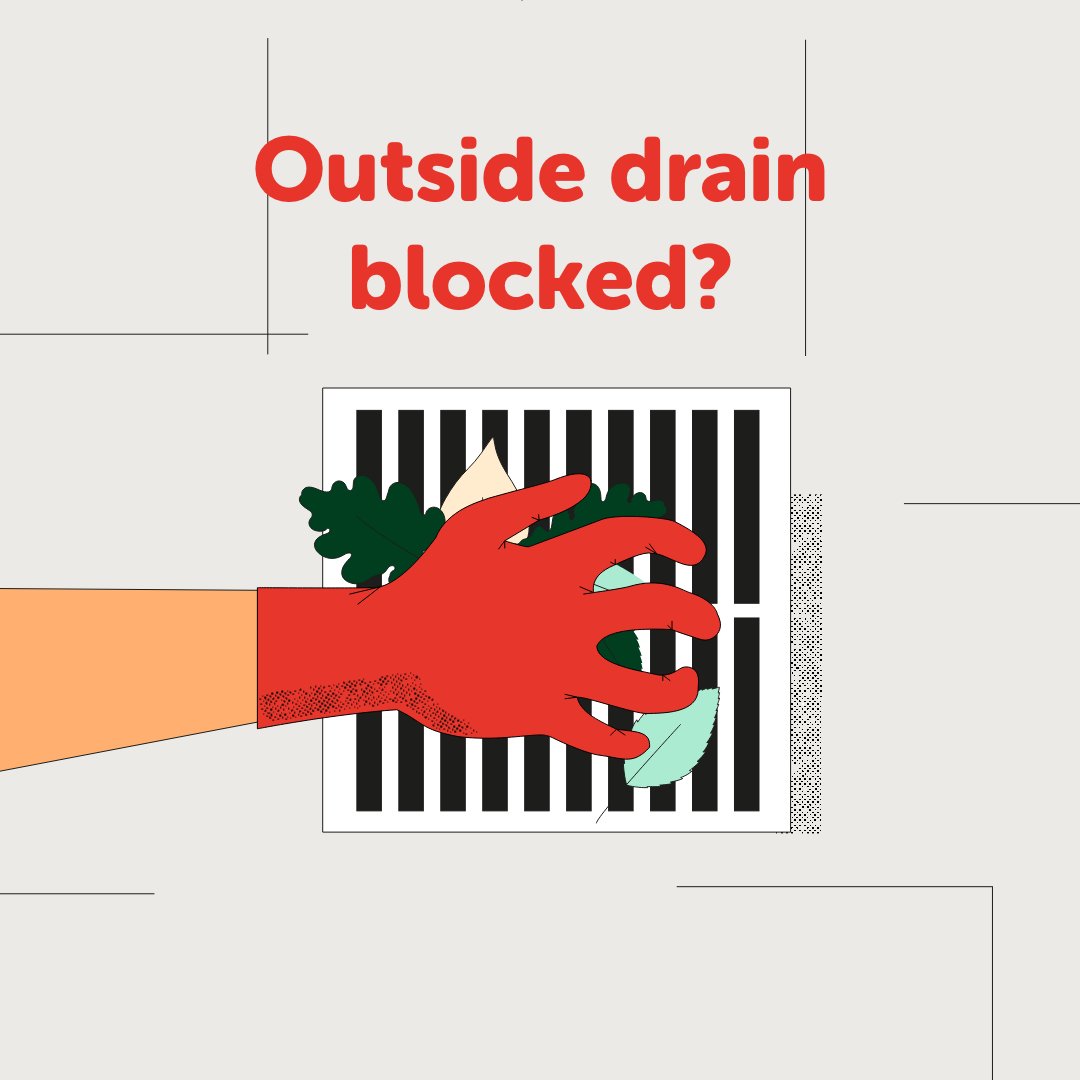 Blocked drains can be a real, well, drain. Get your home summer fit and find out what to do if your outside drain is blocked ➡️ brnw.ch/21wIhhj
