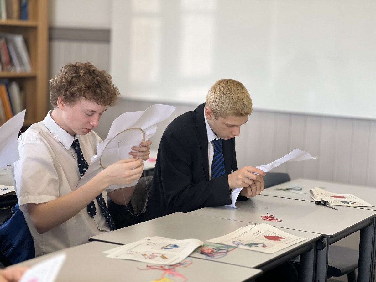 Pupils in Year 11 marked Mental Health Awareness Day with a programme of talks and a range of workshops including clay modelling, Lino printing and Ukelele song writing
