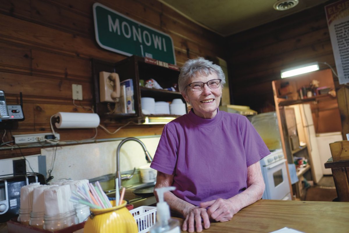 The smallest town in the United States is located in Nebraska. Monowi, NE is home to 1 resident, Elsie Eiler who is the towns mayor, librarian, and bar owner