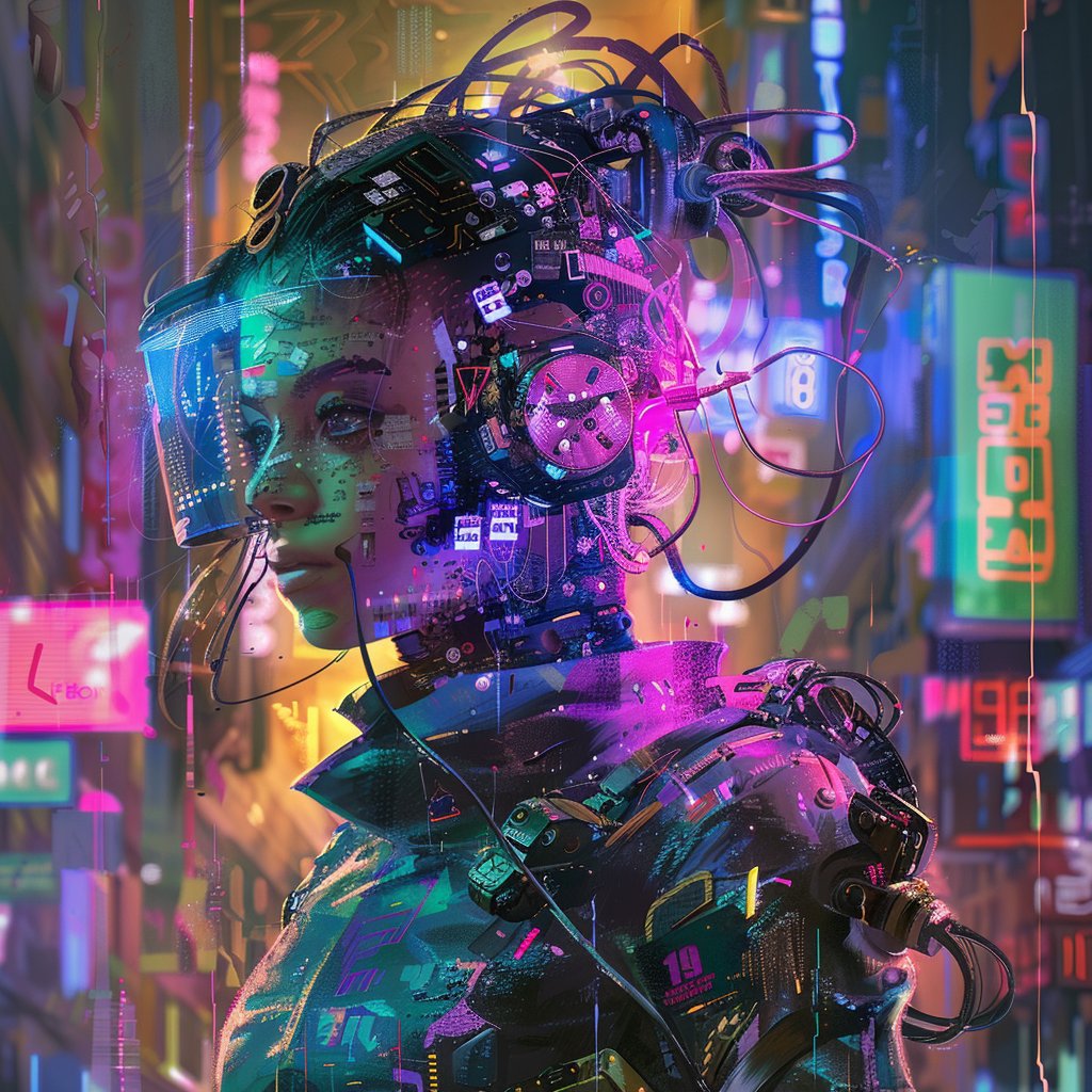shri141097's tweet photo. @heurist_ai
#Heurist 🎨
The urban environment is full of technology and futuristic style. The man wearing a headband and headphones seems to be a part of the city, making it more alive with his presence. https://t.co/ji36exQPIo
