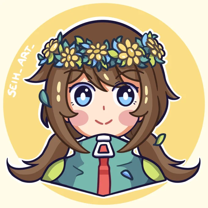 I made a spring version of my icon, now I can change it depending on the season :> 