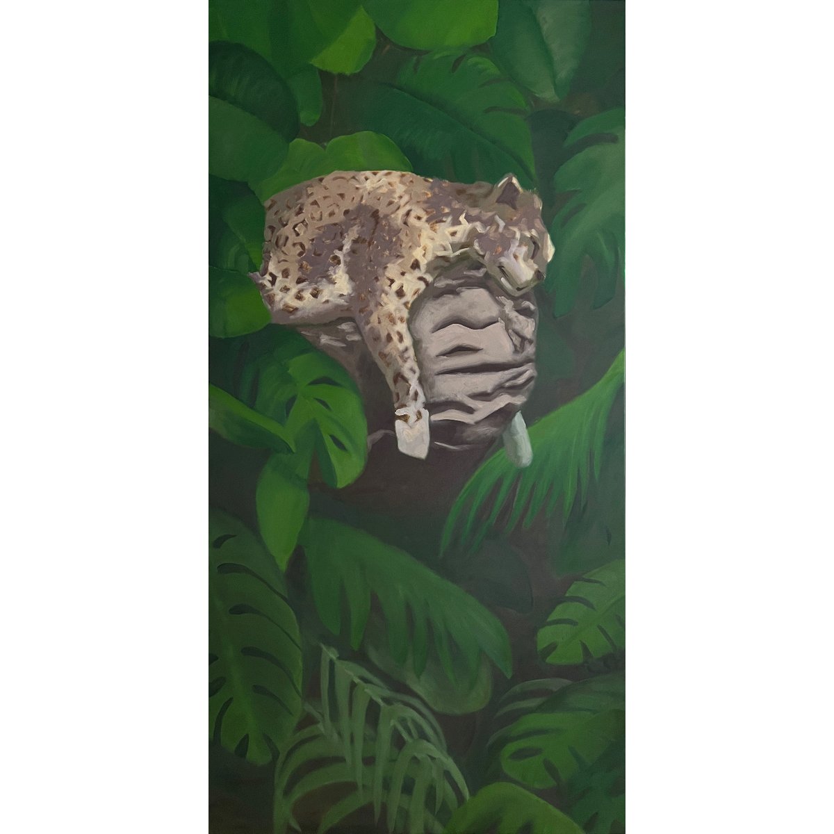 rbkfuchs's tweet photo. My progress on Panthera pardus melas: Javan leopard
Ok, if you look at the last image, that's where I am now. 
I think my base is now well stablished and it's time to have some fun with this baby!!

#paintingprogress #artworkinprogress #wildlifeart #leopardpainting #javanleopard https://t.co/zjoABnbnbd