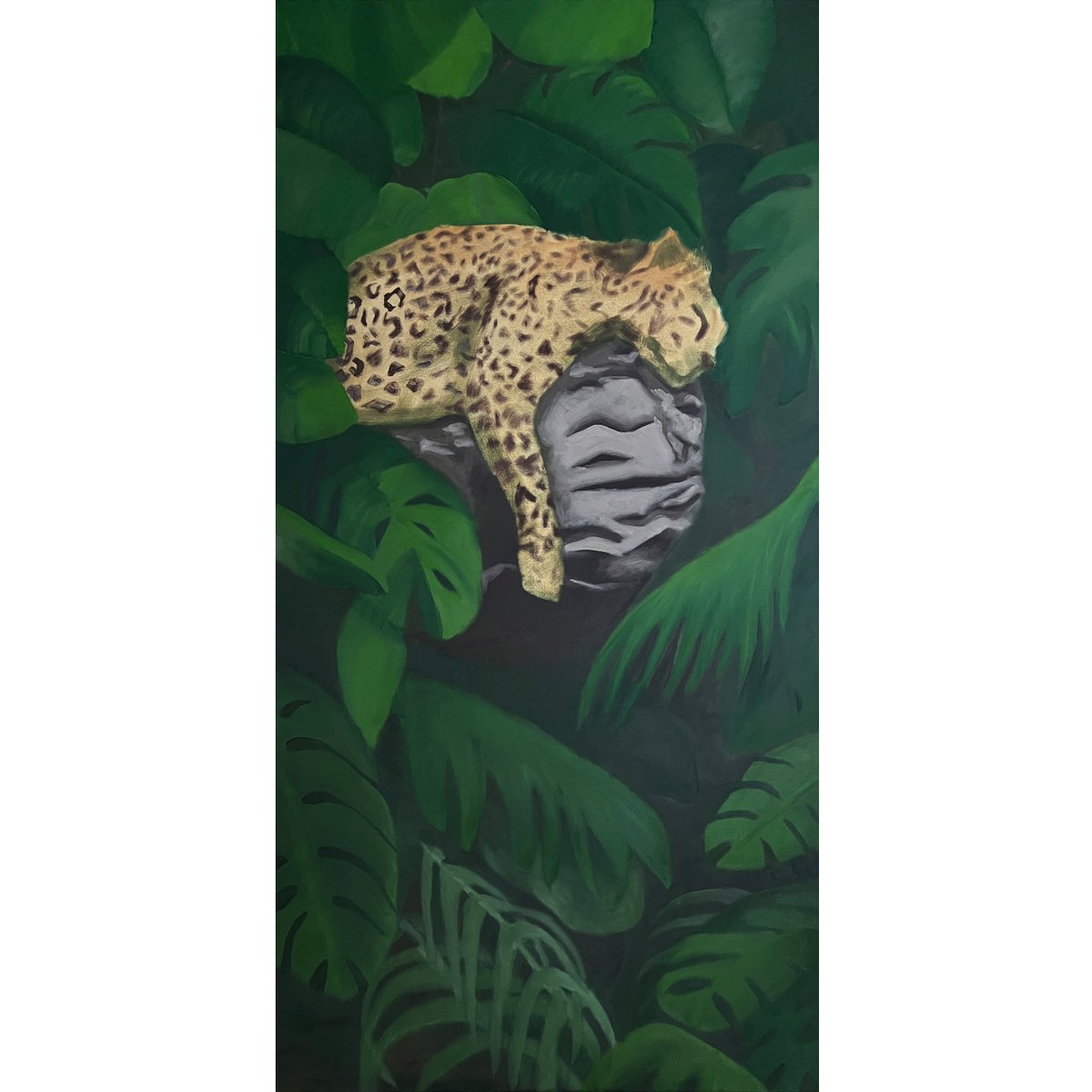 rbkfuchs's tweet photo. My progress on Panthera pardus melas: Javan leopard
Ok, if you look at the last image, that's where I am now. 
I think my base is now well stablished and it's time to have some fun with this baby!!

#paintingprogress #artworkinprogress #wildlifeart #leopardpainting #javanleopard https://t.co/zjoABnbnbd