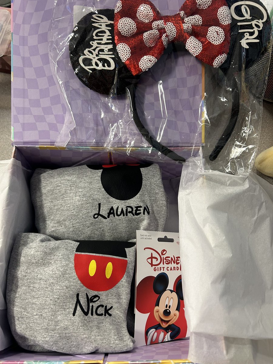 The absolute BEST early birthday present from @MSalviolo 🥹 All ready for my birthday trip ❤️🎢🏰