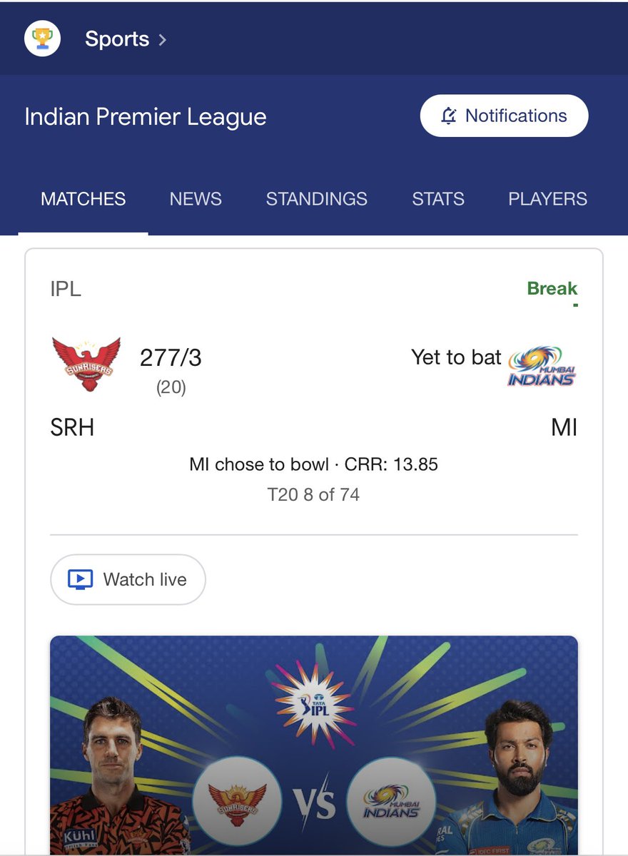 pranay05949611's tweet photo. Vammo 😱 @SunRisers #SRHvsMi #VijayDevarakonda #patcummins https://t.co/F9ftEKACMp