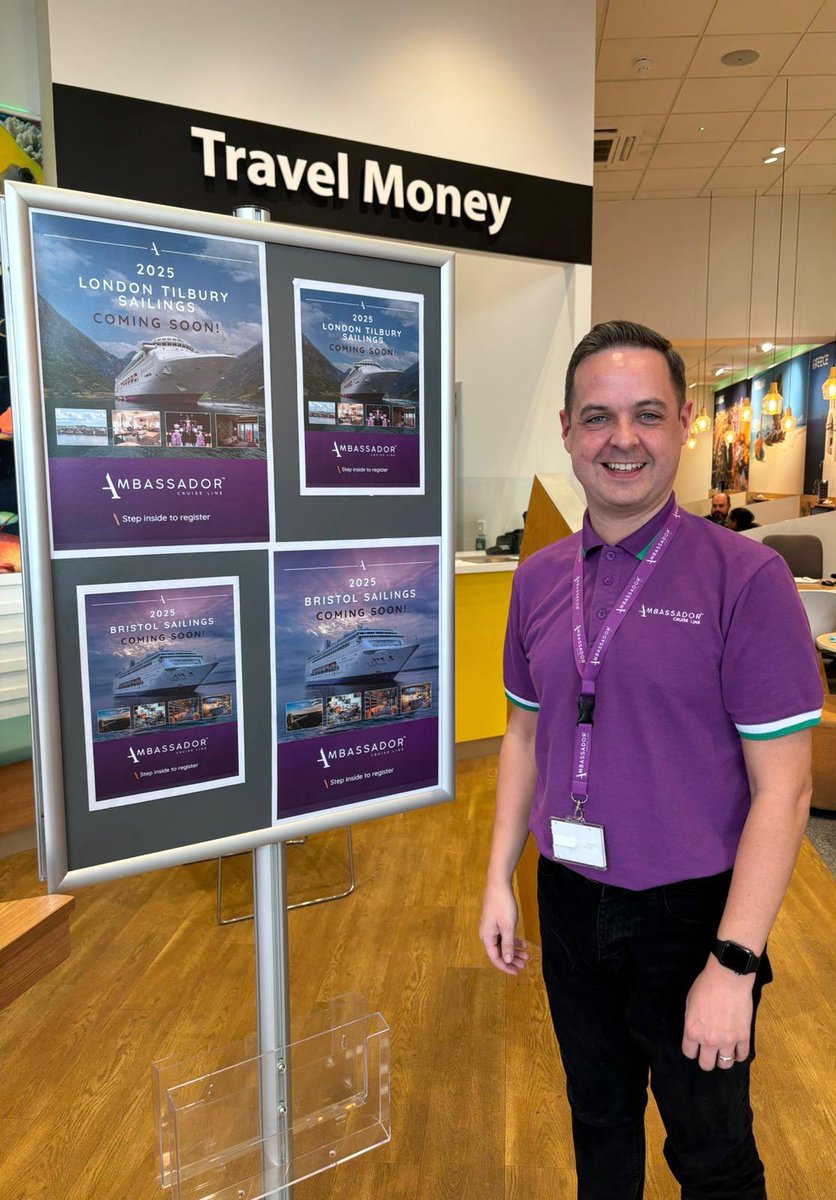 Planning on booking a cruise? Or maybe you have one booked already! Head over to Hays Travel, Romford on Friday 5th April between 10am and 2pm and speak to Andrew from Ambassador cruises 🛳️ #Romford #TheBrewery #HaysTravel #Travel #Cruise #Holidays